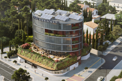 3D Architectural Visualization of a Business Center